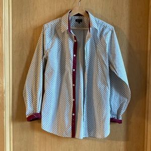 Galaxy By Harvic Button Down Long Sleeve Size M